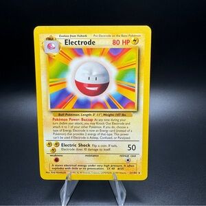 Electrode [Rare] 17/102 Vintage Pokémon Base Set 1999 WOTC